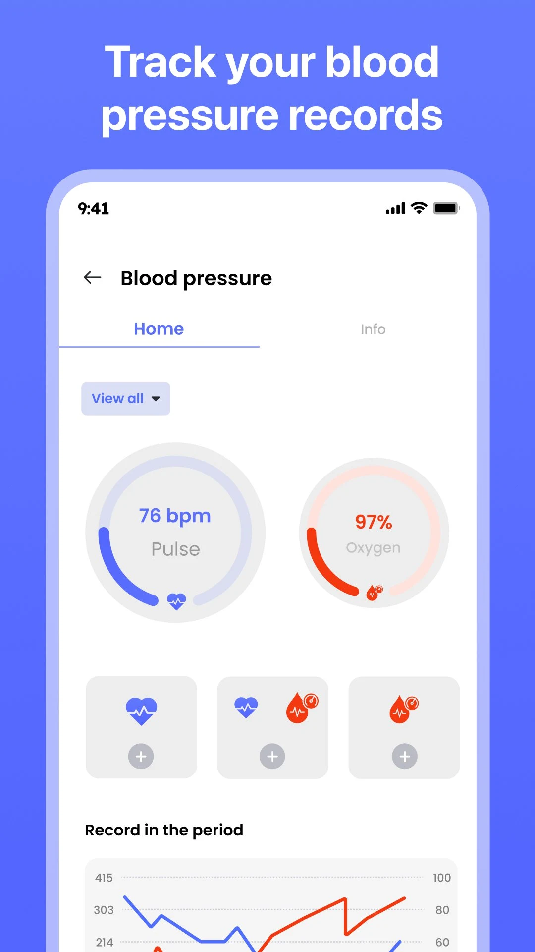 Blood Sugar & Pressure Tracker screenshot